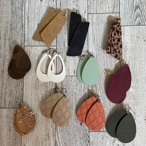 Nickel & Suede Earrings